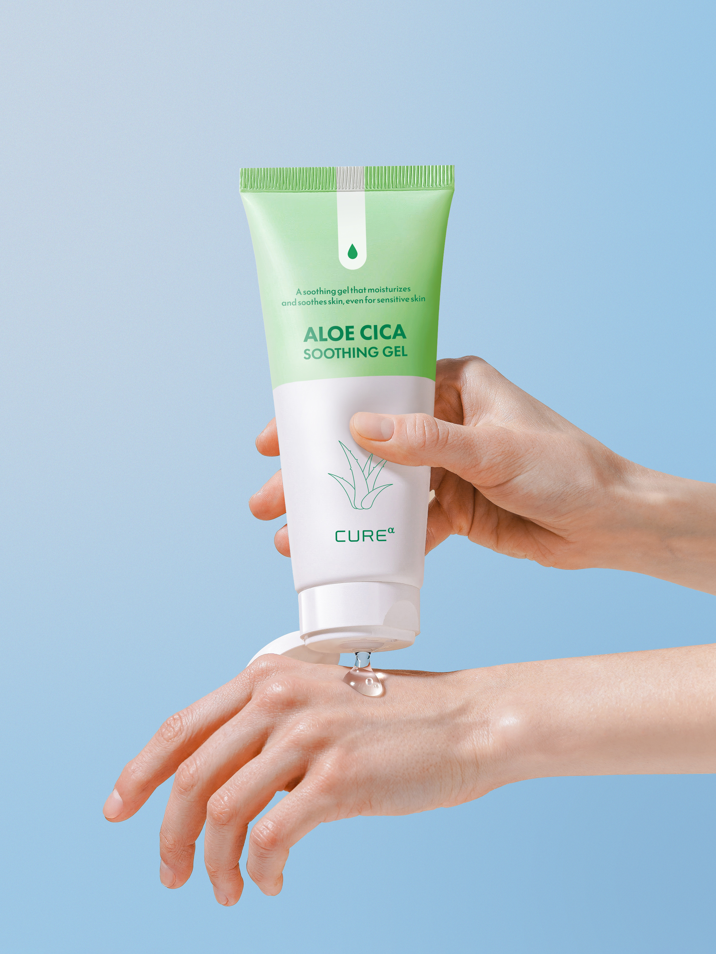 김정문알로에 큐어알파 알로에시카 수딩젤 150 ml