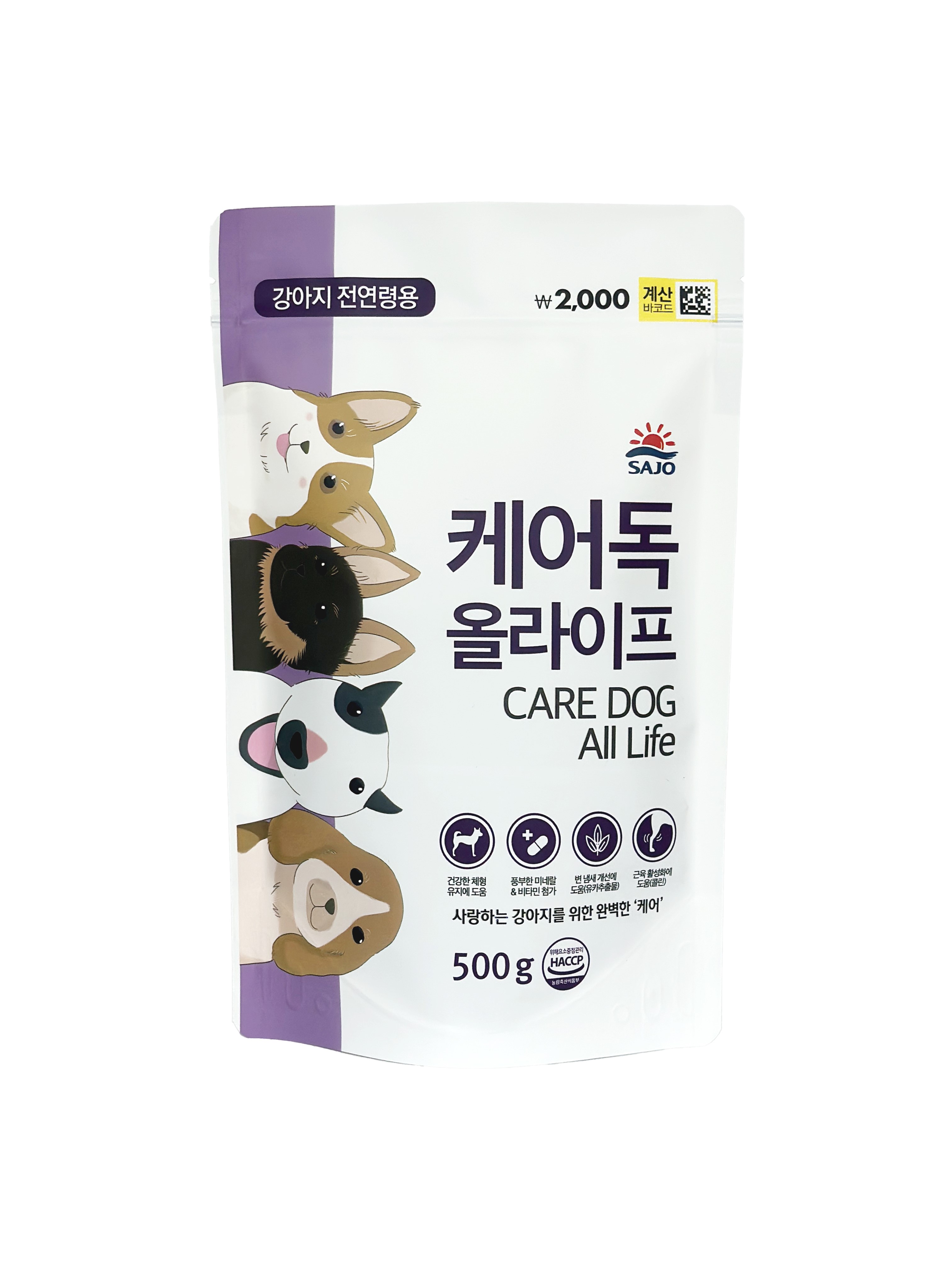 [Питомец] Sajo Care Dog All Life 500 г