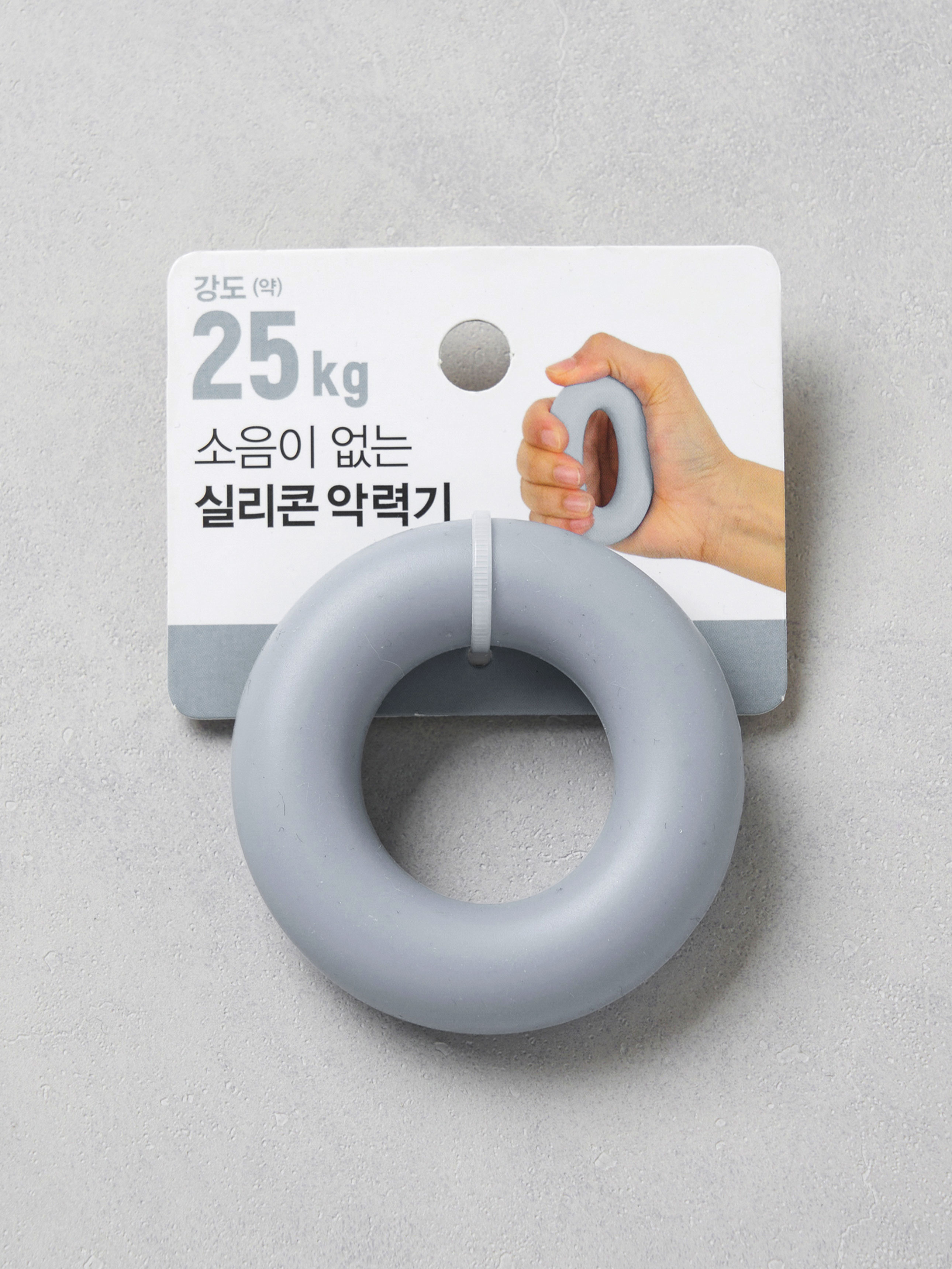 도넛 모양 실리콘 악력기 25 kg
