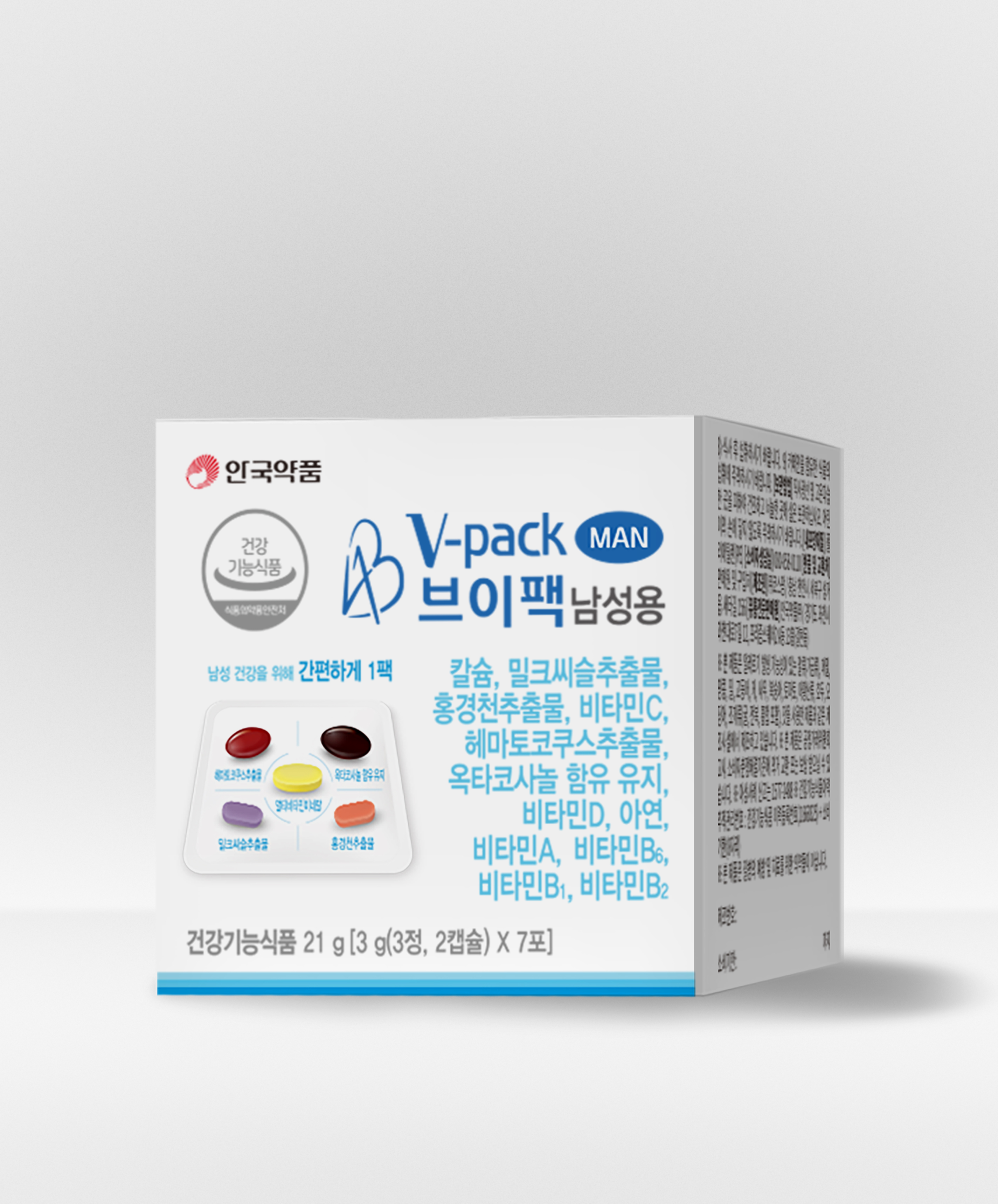 Мультивитамины для мужчин Ahn-Gook V-Pack, 7 пакетиков
