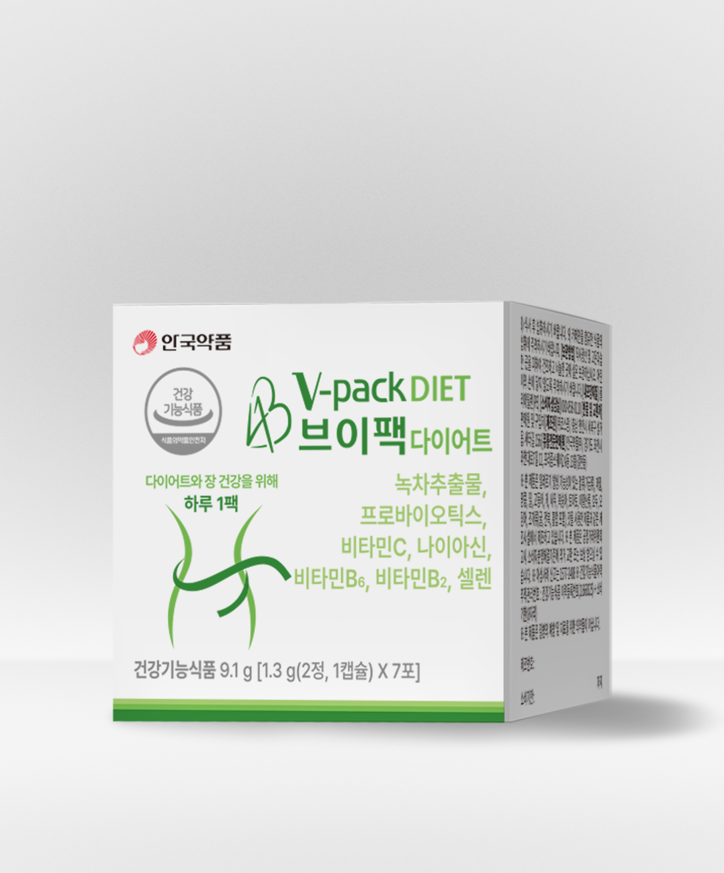 안국약품 브이팩 다이어트 유산균 올인원 멀티 비타민 7포