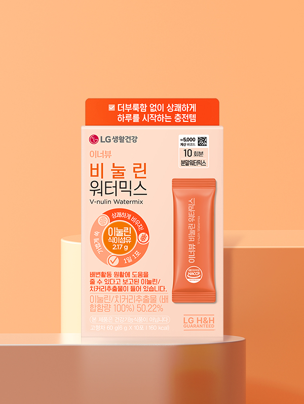 LG생활건강 이너뷰 비눌린 워터믹스 10포
