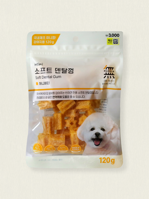 [Pet] Bow Wow Soft Dental Gum Mini 120 г, медовое масло