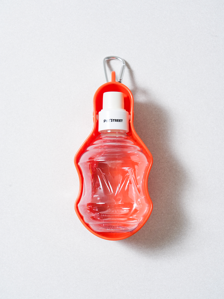 [펫] 휴대용 반려동물 물통 250 ml 레드
