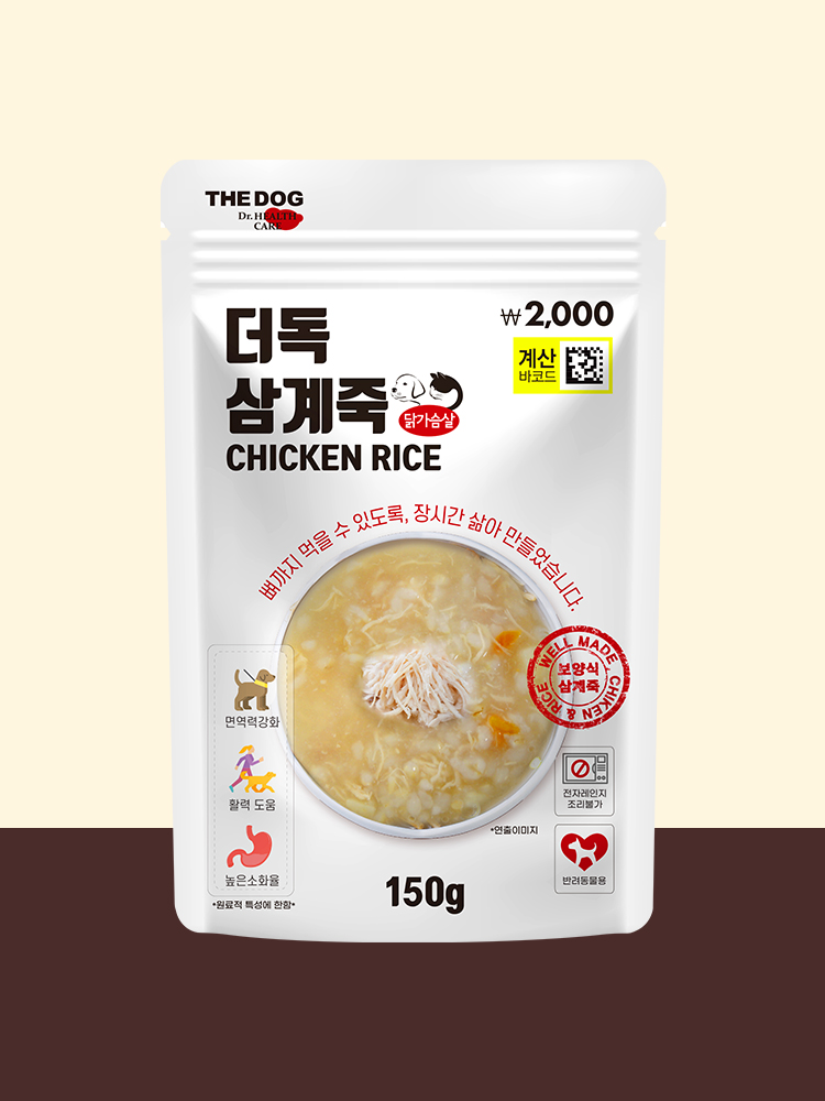 [펫] 더독 삼계죽 150 g