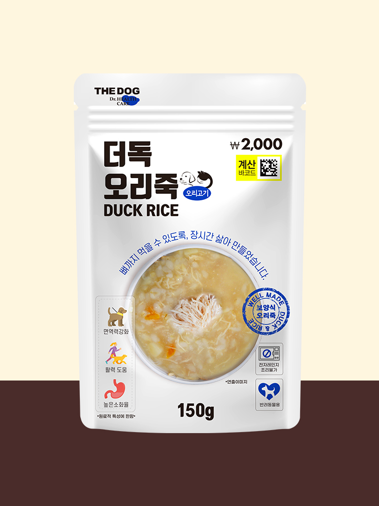 [펫] 더독 오리죽 150 g
