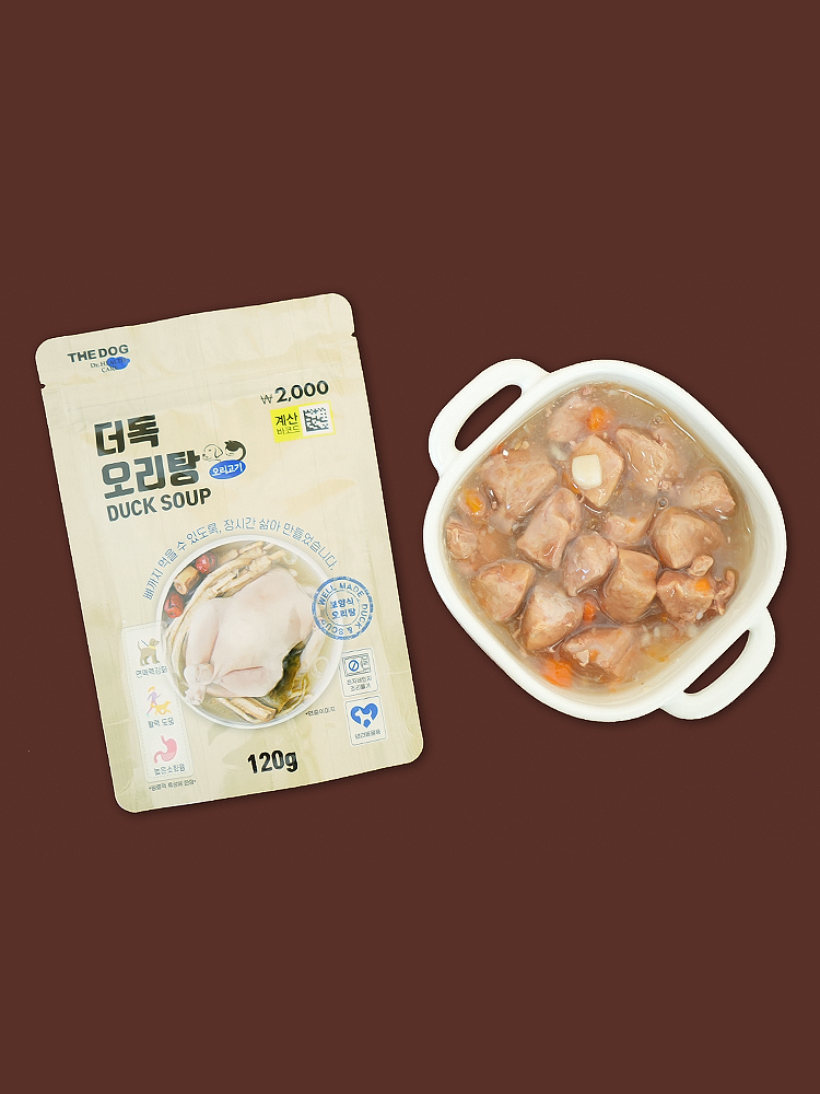 [펫] 더독 오리탕 120 g