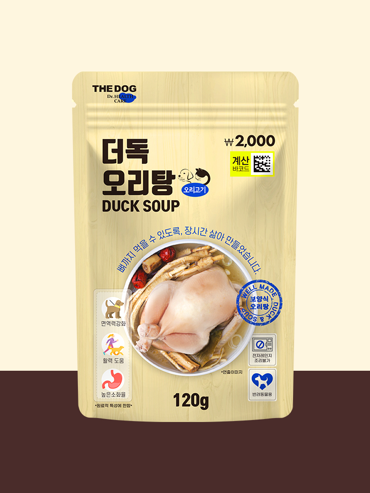 [펫] 더독 오리탕 120 g