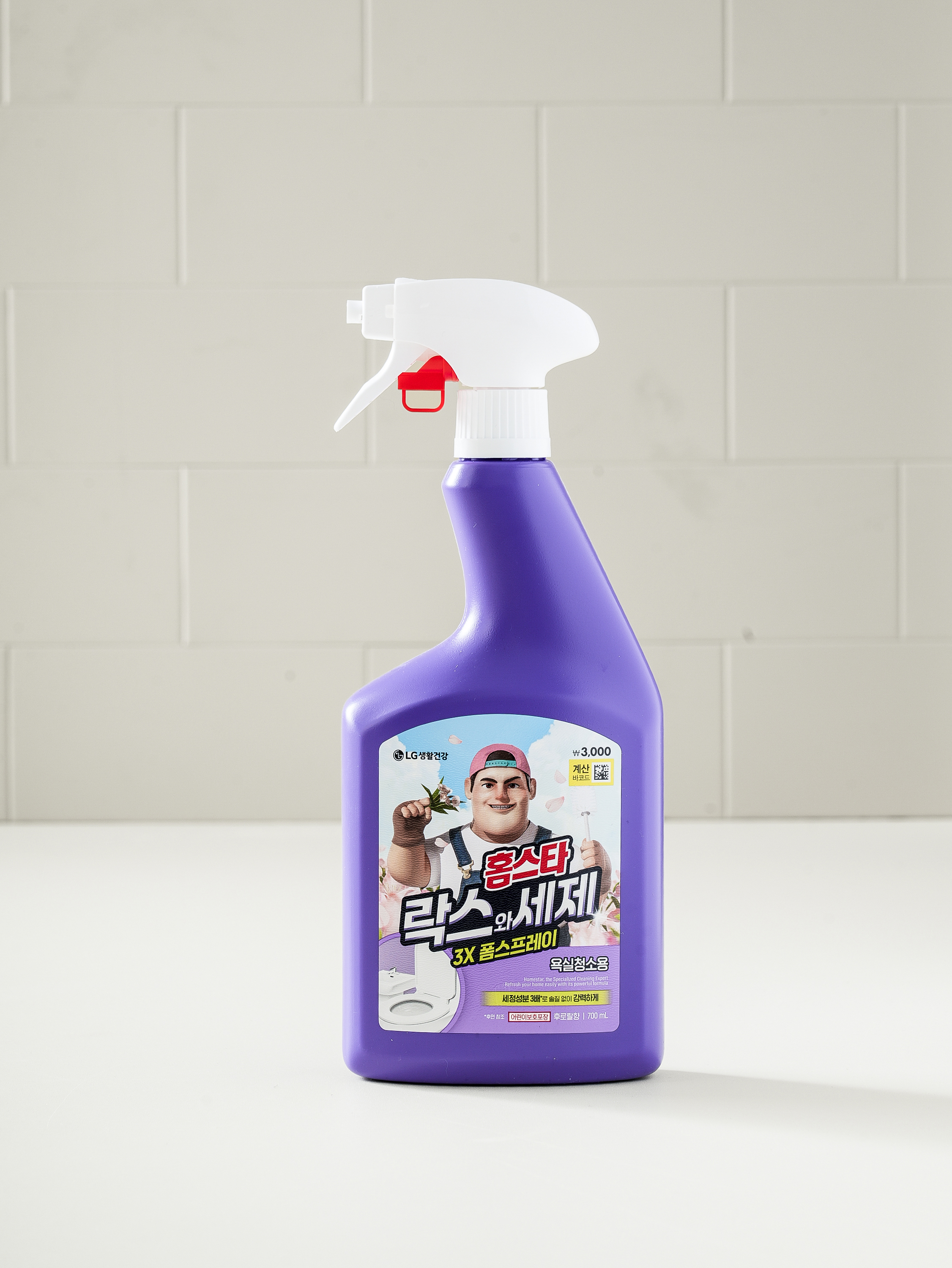 홈스타 락스와세제 3X 폼 스프레이 700 ml 후로랄 향
