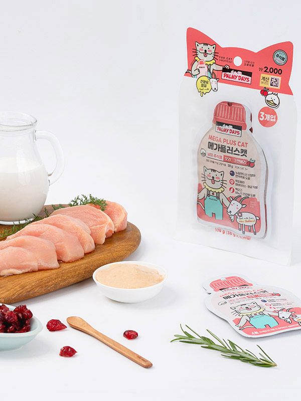 [Pet] Fammydays Mega Plus Cat утка и клюква 38 г х 3 шт.