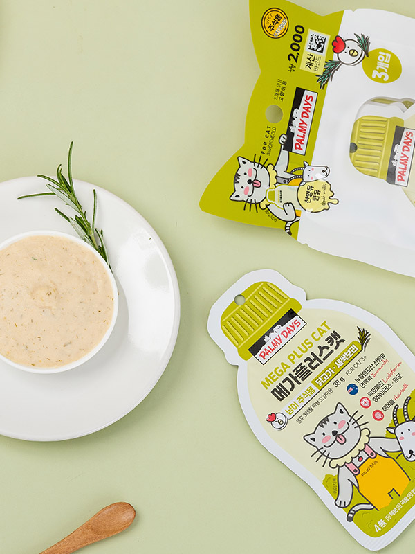 Лакомство для кошек Mega Plus курица и ячмень 38 г х 3 шт.