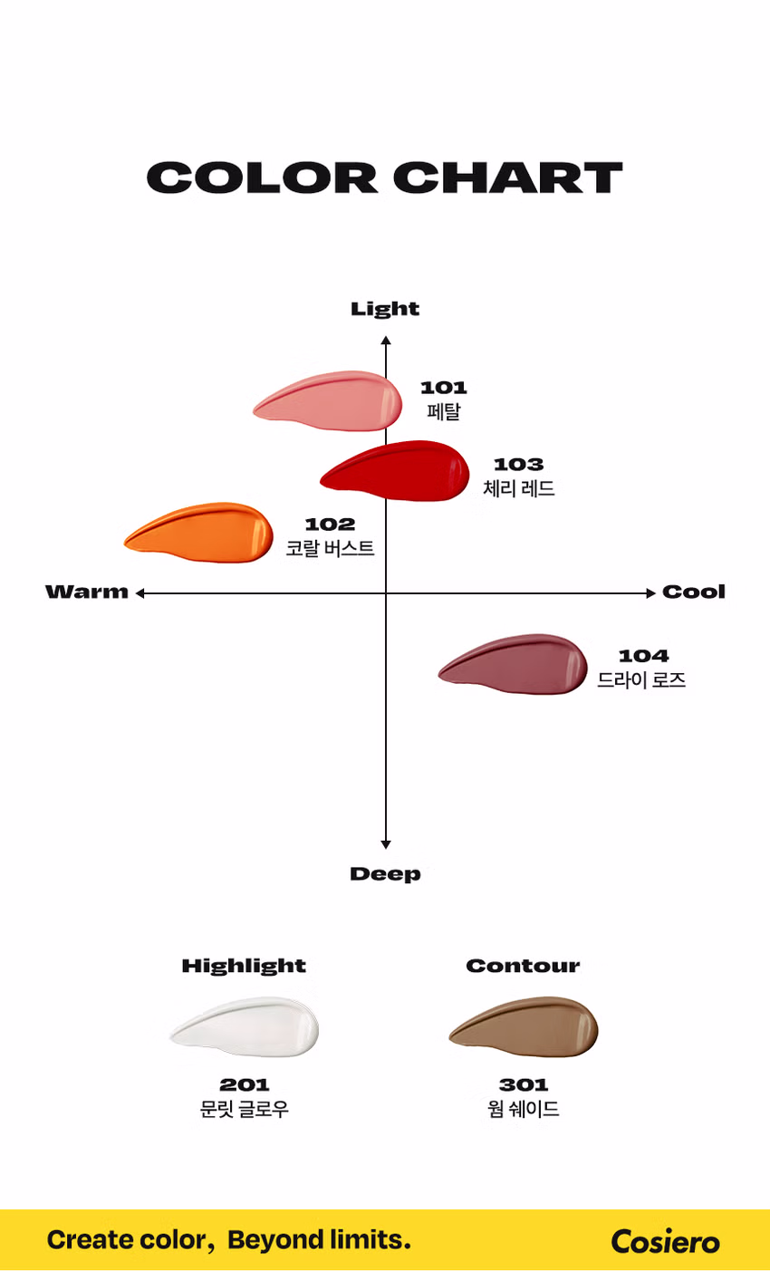 DAISO Cosiero I.CON Color Wand 4g (104 Dry Rose)