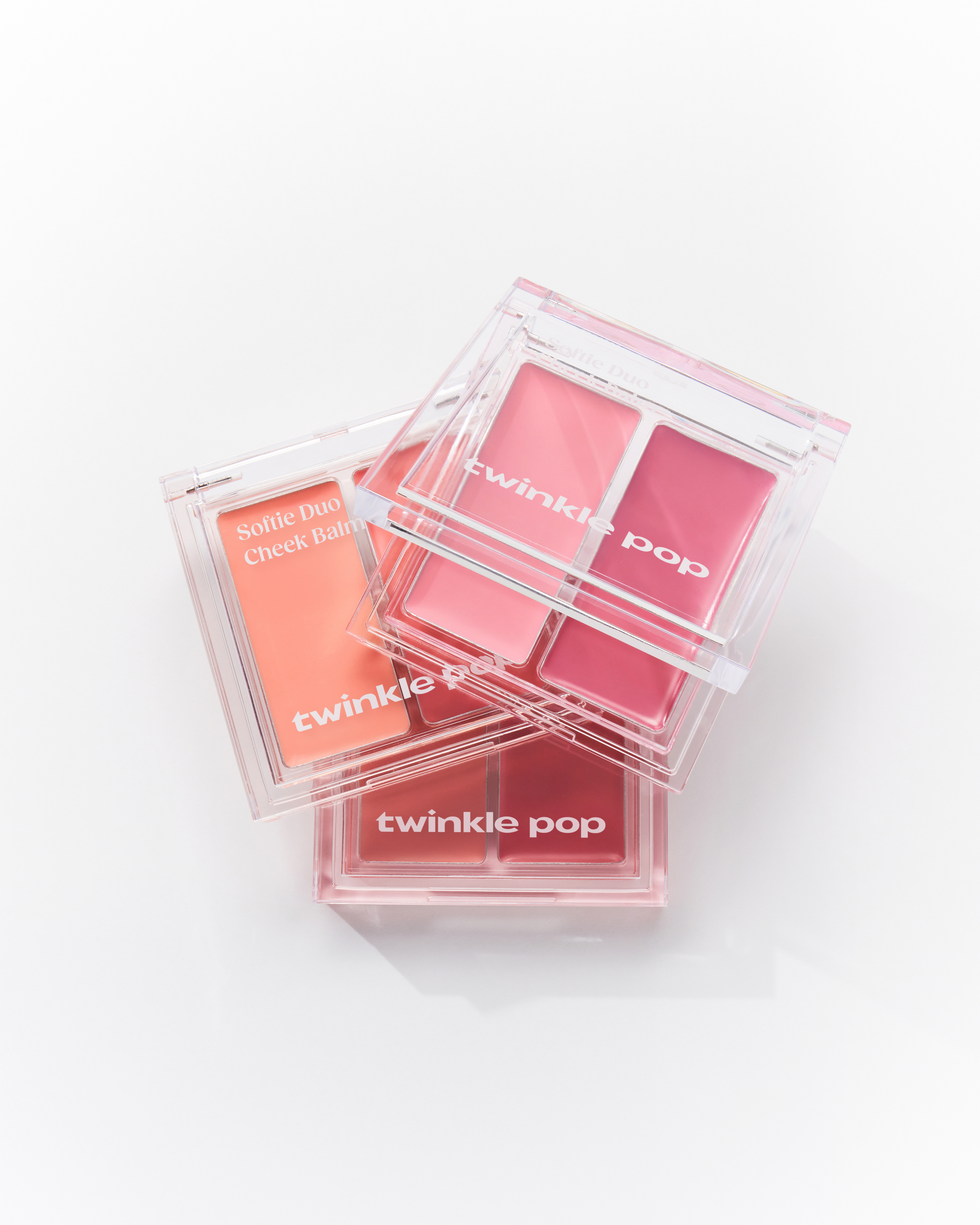 [02 Peach Mousse] Румяна Twinkle Pop Softie Duo by CLIO