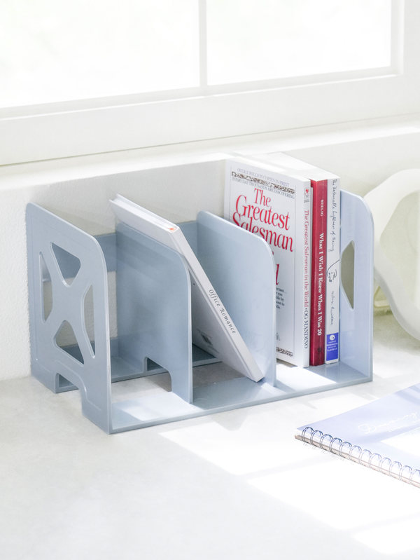 3-Tier Bookshelf Blue