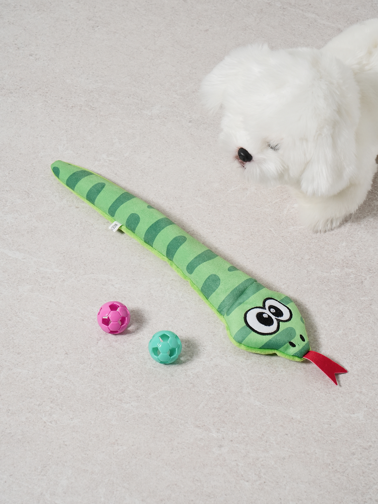 [Pet] Мягкая игрушка Змея Green