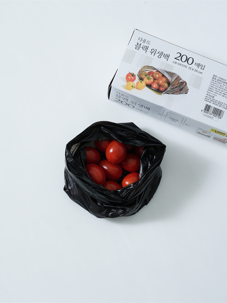 블랙 위생백 소형 200매입