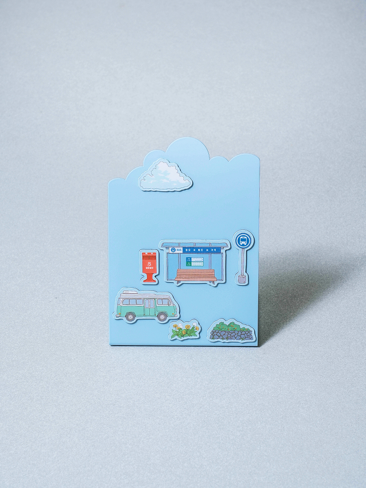스틸 메모 보드 자석 7개입 세트