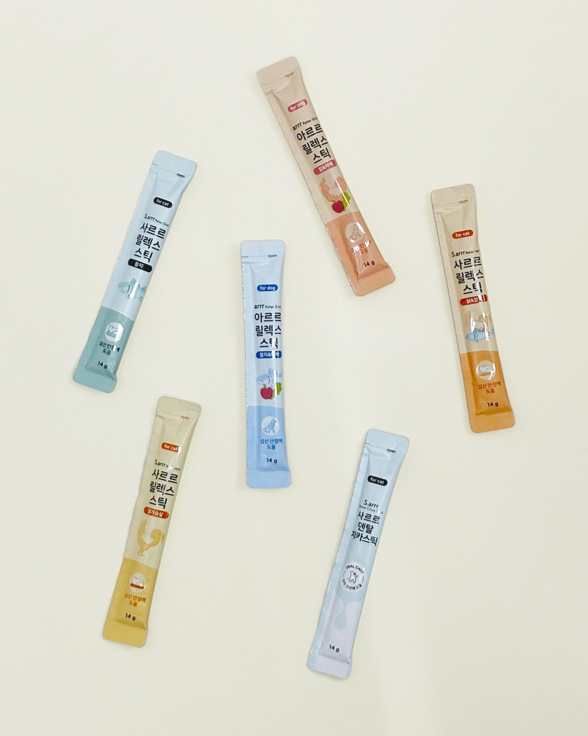[펫] 사르르 덴탈 치카 스틱 14 g X 5개입