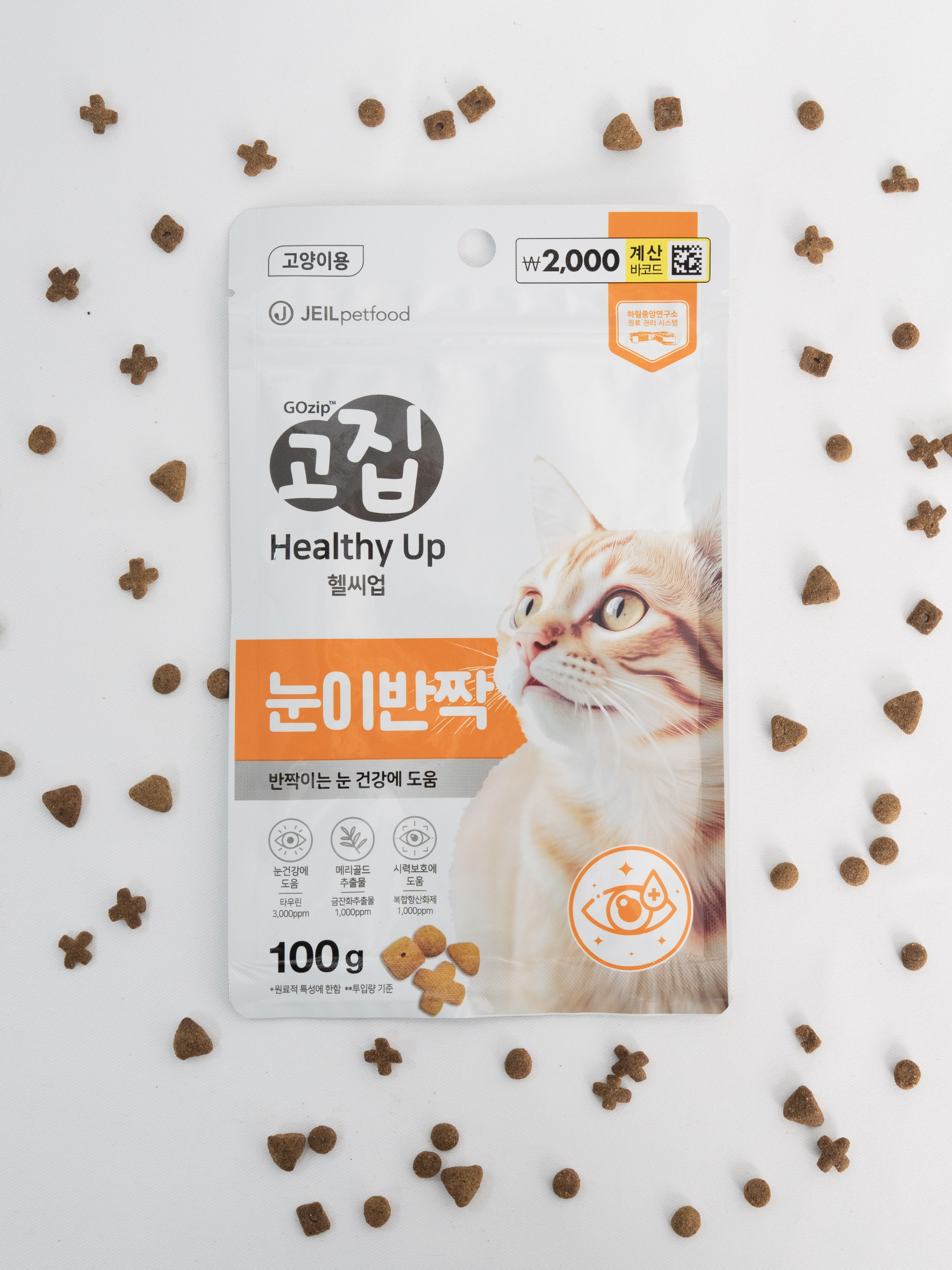 [펫] 고집 헬씨업 눈이반짝 100 g