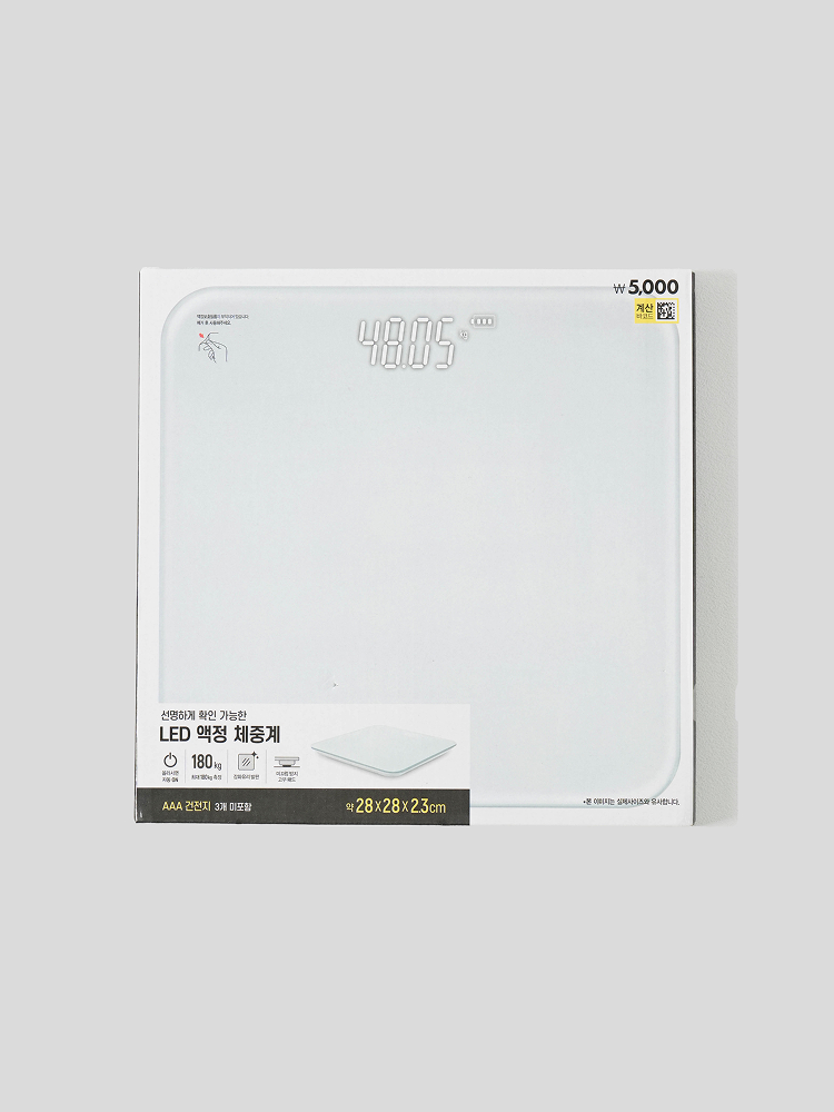 LED 액정 체중계