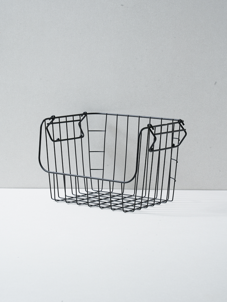 전면 오픈형 스틸 와이어 바구니 30.5 X 23 X 21 cm