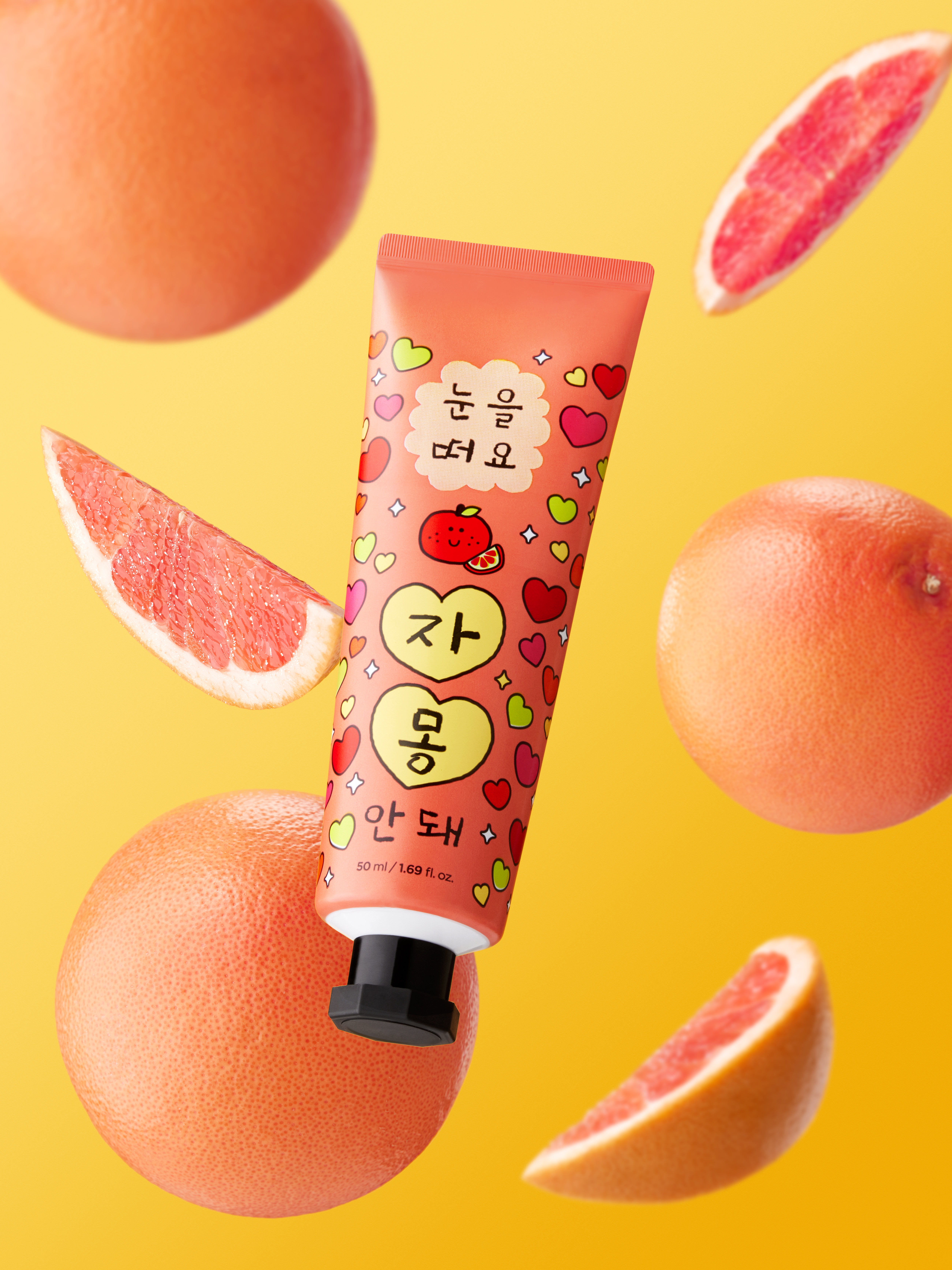 더페이스샵 프루츠톡 자몽 핸드크림 50 ml