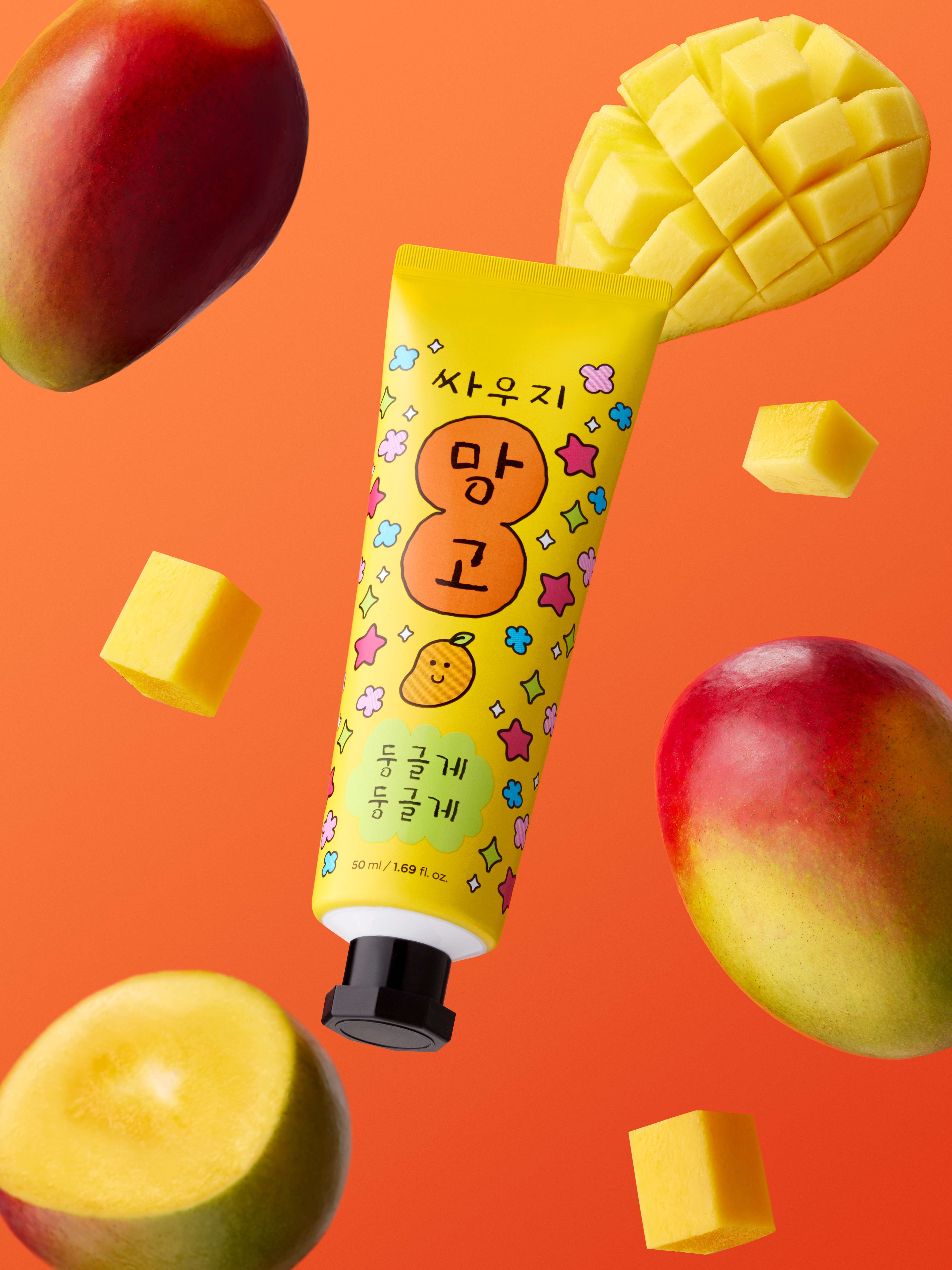 더페이스샵 프루츠톡 망고 핸드크림 50 ml