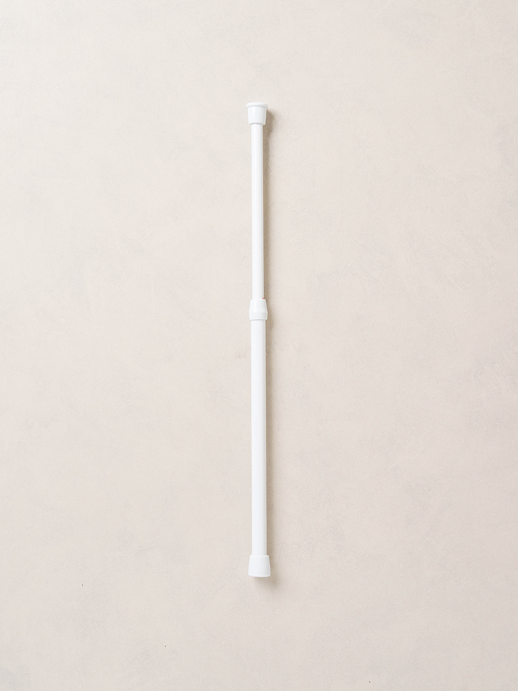 스틸 슬림 신축봉 27~42 cm 화이트