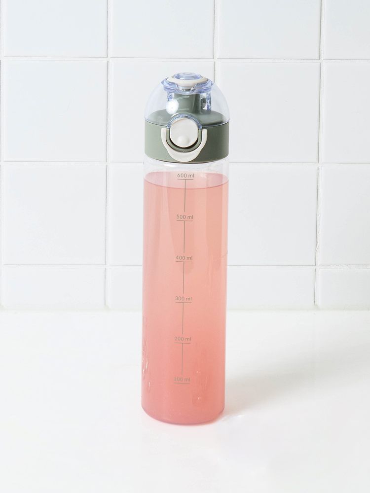 잠금 슬라이드 원터치 물병 700 ml 그린
