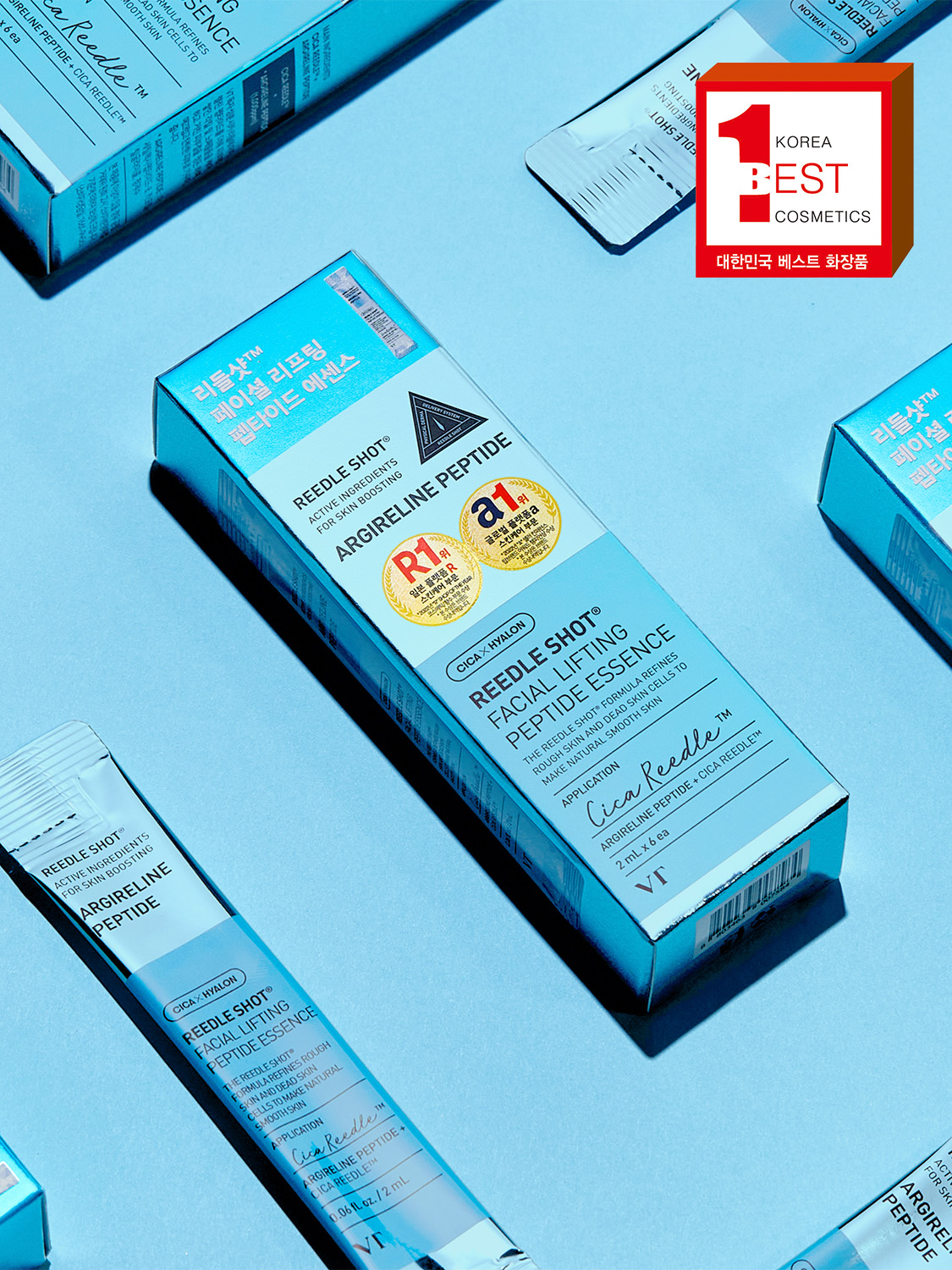 VT 리들샷 페이셜 리프팅 펩타이드 에센스 2ml*6개입