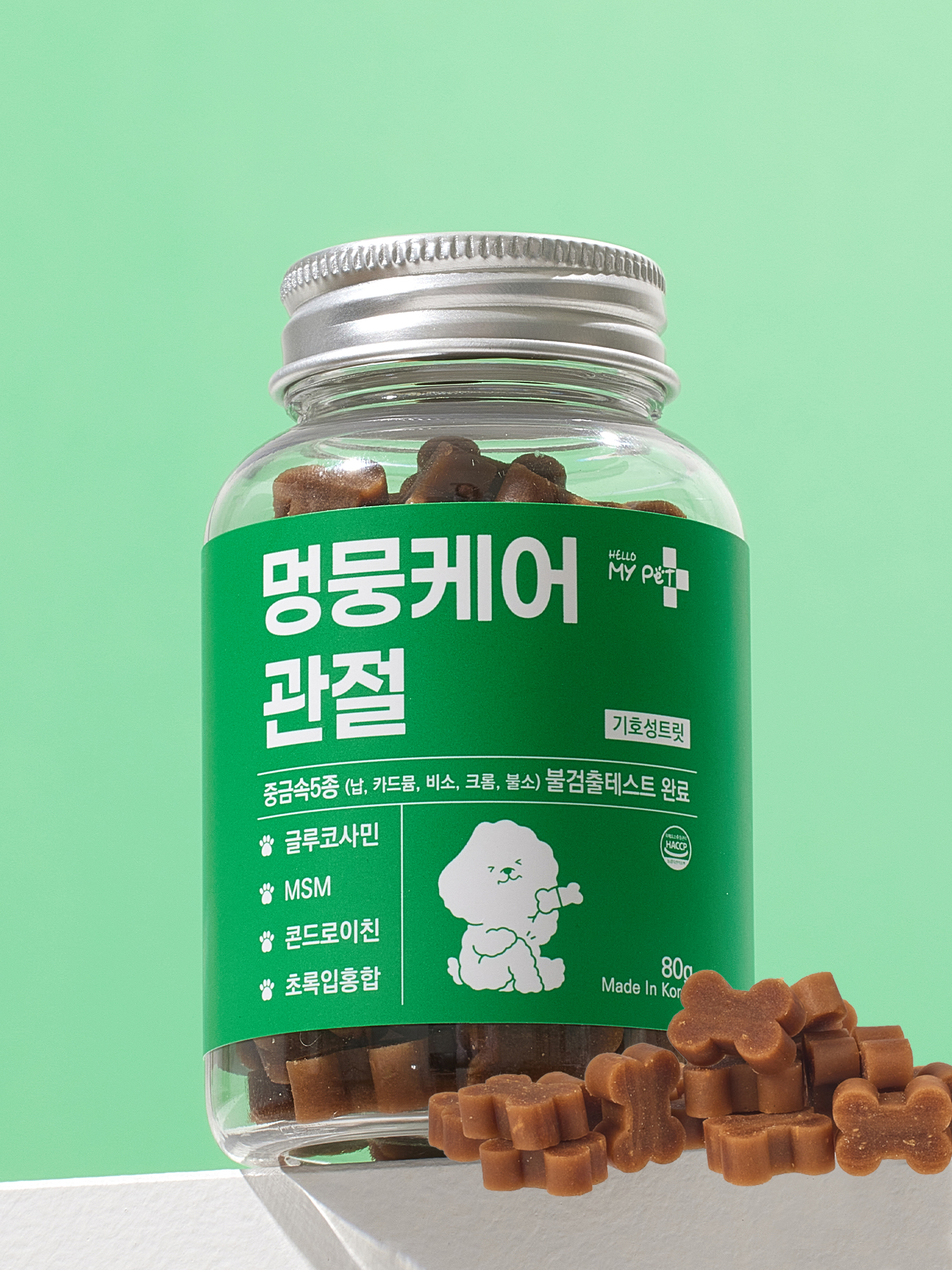 [펫] 헬로마이펫 멍뭉케어 관절 80 g