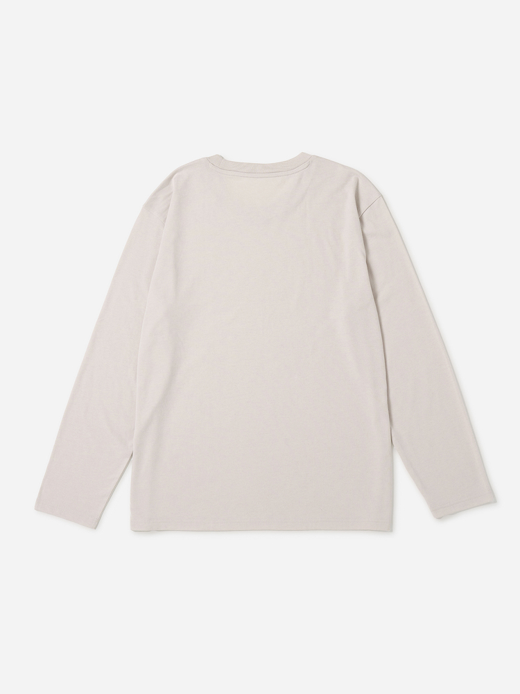 Футболка с длинным рукавом х/б L/XL бежевая