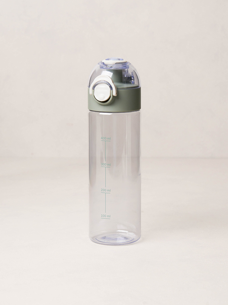 잠금 슬라이드 원터치 물병 550 ml 그린