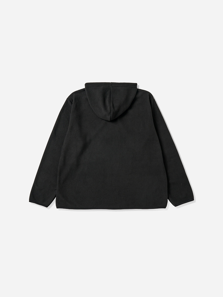 Флисовое худи M/XL черное