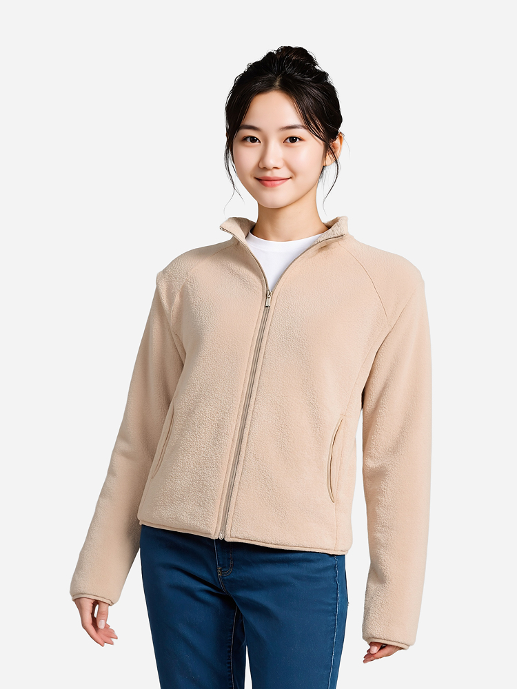 [공용]긴팔 플리스 자켓 M 베이지