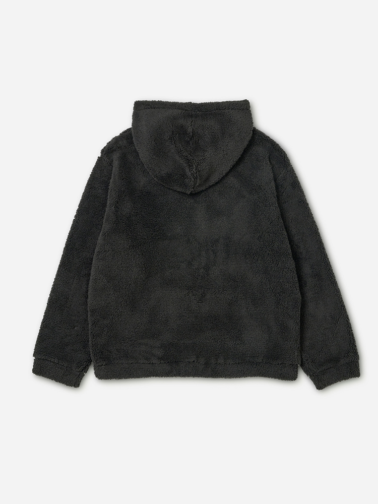 Флисовое худи Fluffy M/XL Черное