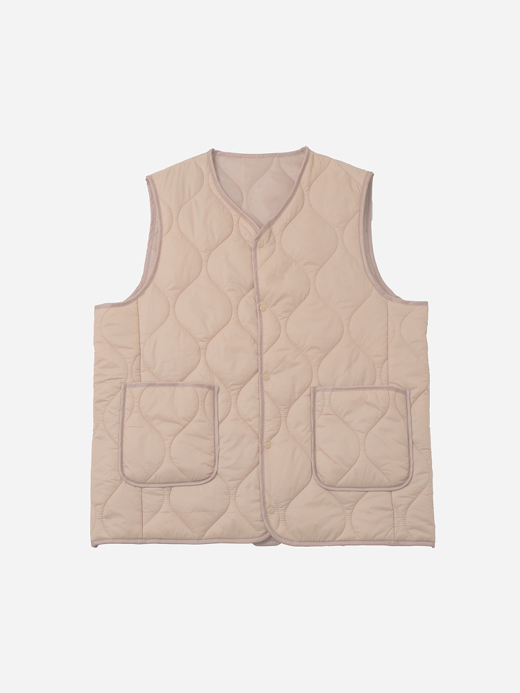 포켓 패딩 조끼 M/L/XL 베이지