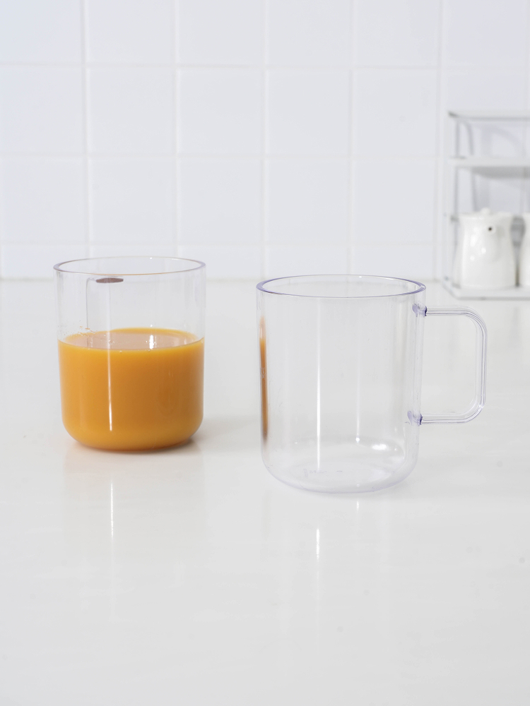 손잡이 플라스틱 컵 420 ml