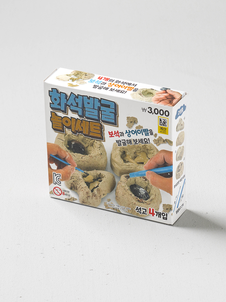 화석 발굴 놀이 세트 해적 지도＆상어 이빨
