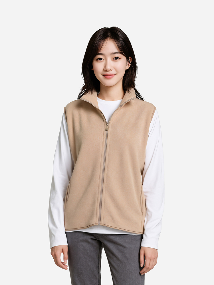[공용]조끼 플리스 S 베이지