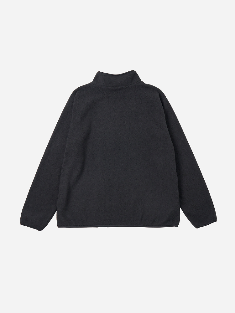 Флисовая толстовка на молнии 1/2 (M/XL) (черная)