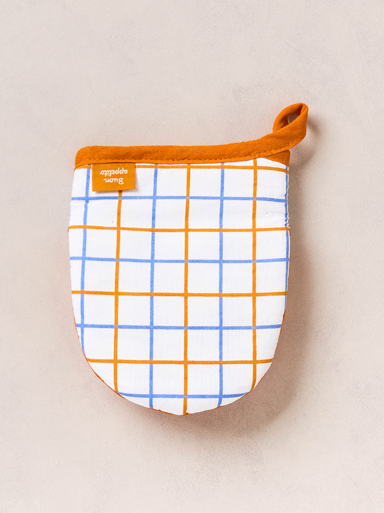 촘촘 인쇄 주방 장갑 13 X 15 cm