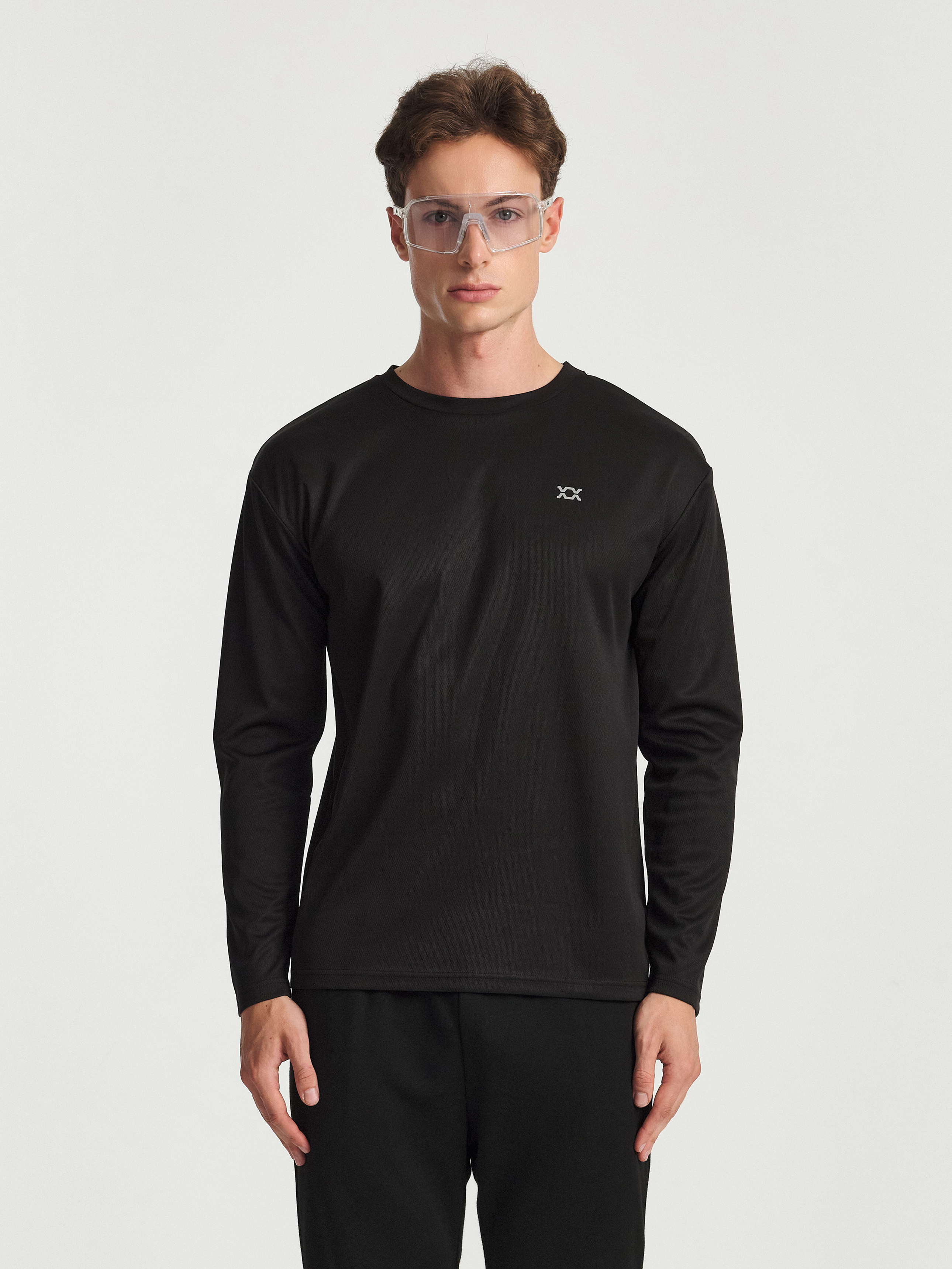 [공용]REXY 메쉬 긴팔 티셔츠 M/L/XL 블랙