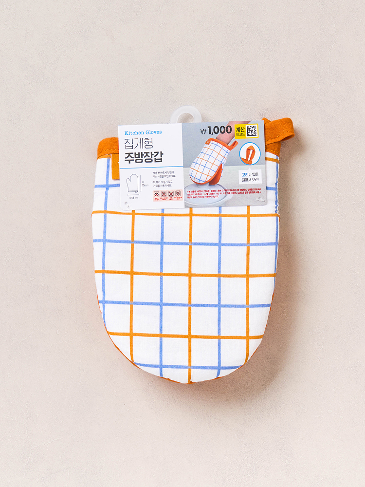 촘촘 인쇄 주방 장갑 13 X 15 cm