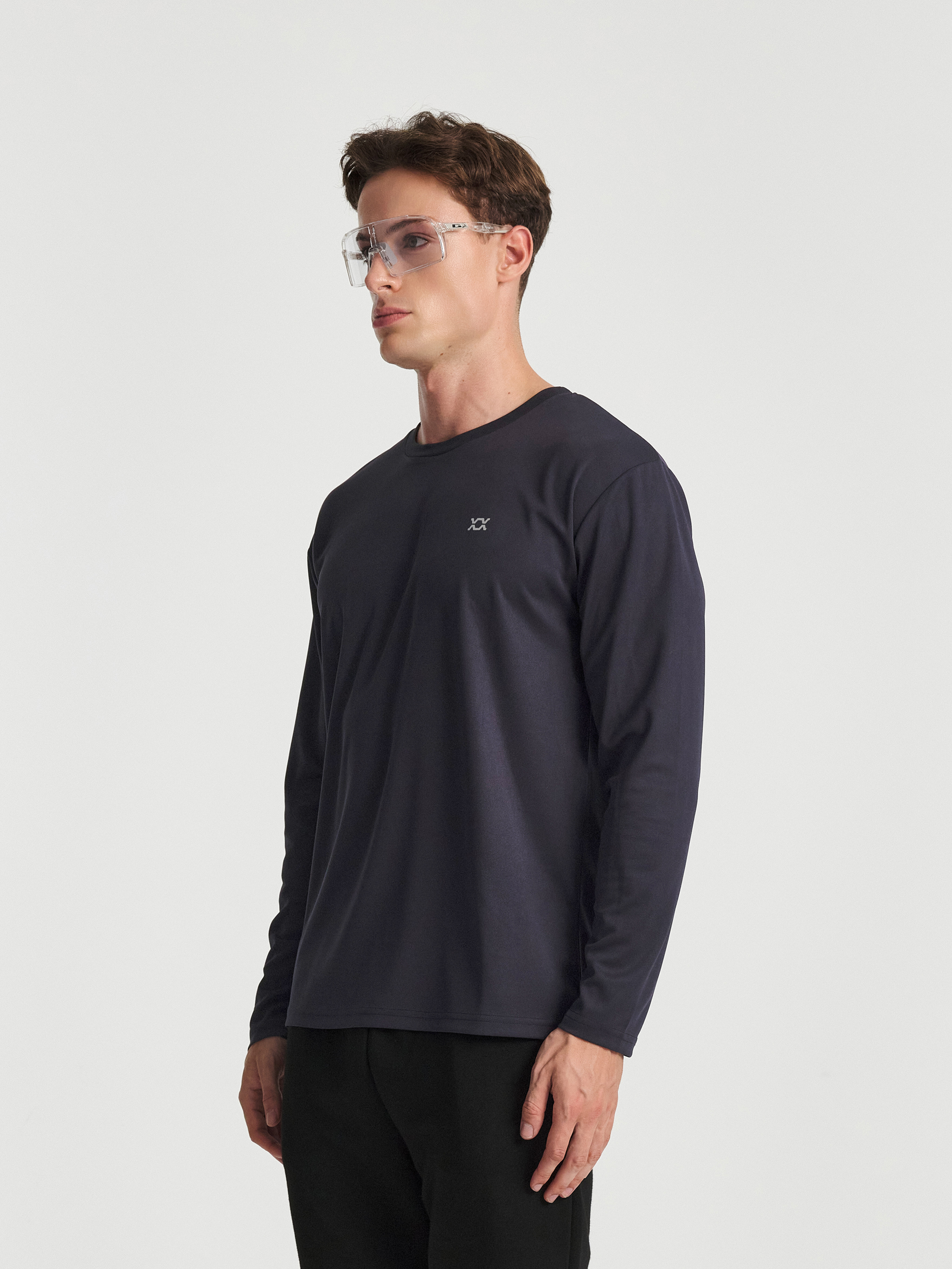 Футболка REXY PK с длинным рукавом M/L/XL темно-синяя
