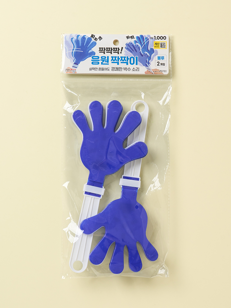 짝짝이 응원봉 2개입 블루
