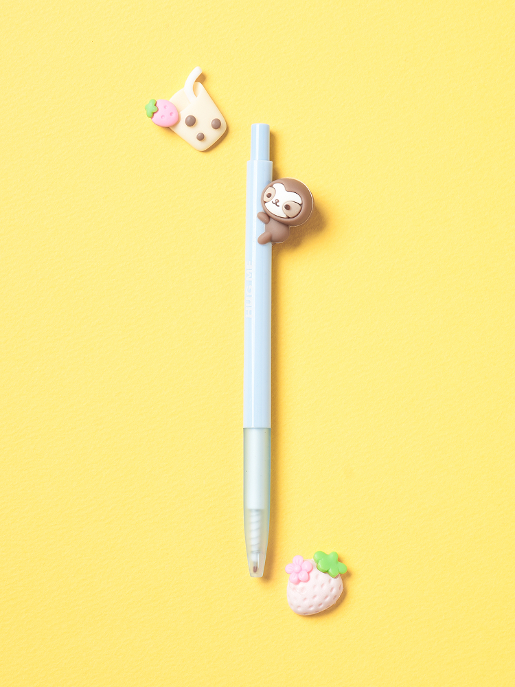 나무늘보 매달린 젤펜 0.5 mm 검정