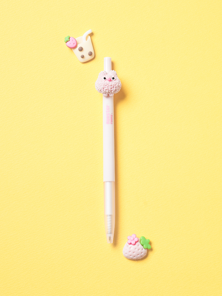 핑크 몬스터 젤펜 0.5 mm 검정