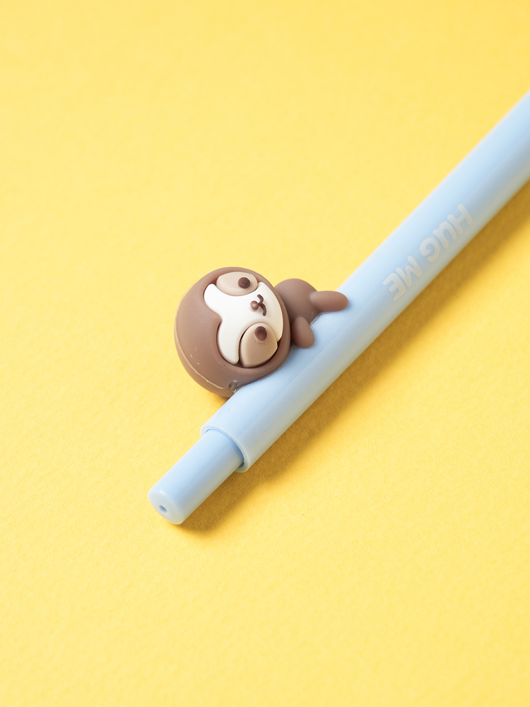 나무늘보 매달린 젤펜 0.5 mm 검정