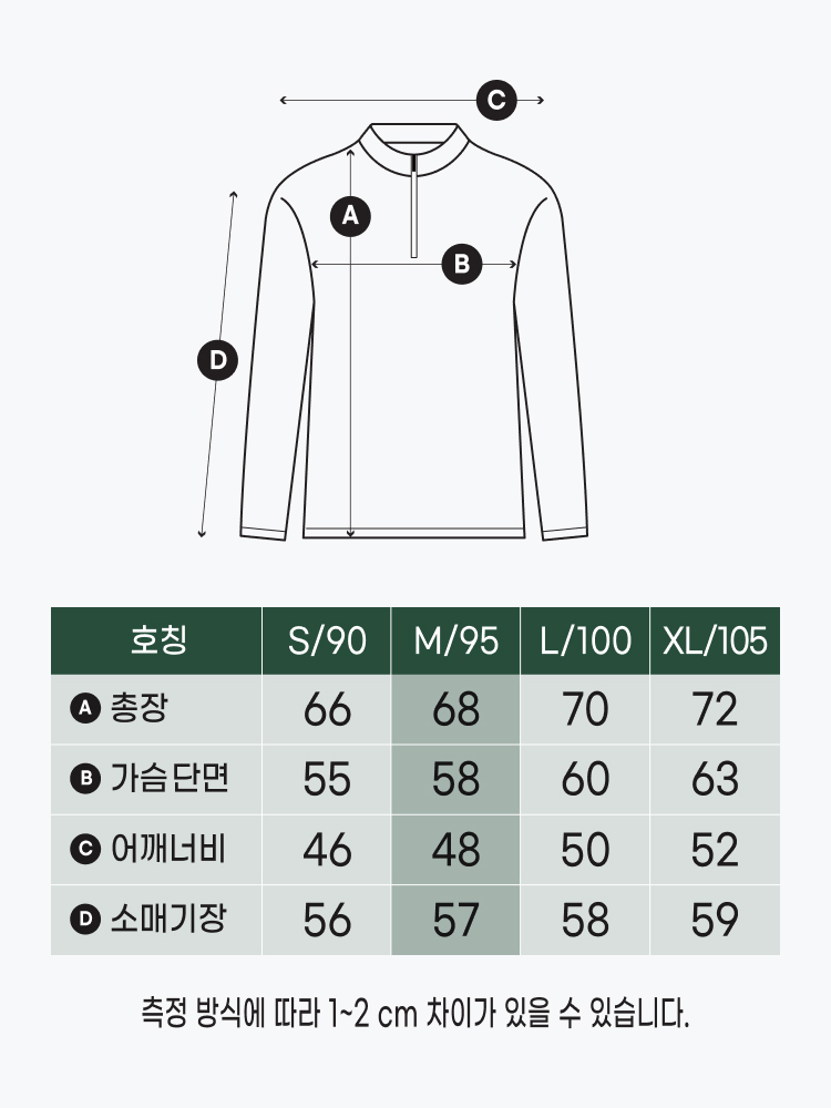 플러피 긴팔 플리스 반집업 L 블랙그레이